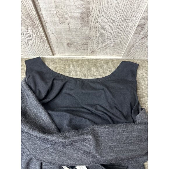 No Boundaries Womens Large Cowl Neck Shirt w/ Attached Top Lining & Belt - Picture 4 of 8